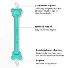 oogiebear bear-head safety bumper closeup raspberry shows depth-limiting safety design