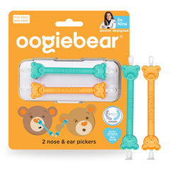 oogiebear dual-ended cleaner close-up showing safe design for nasal and ear care