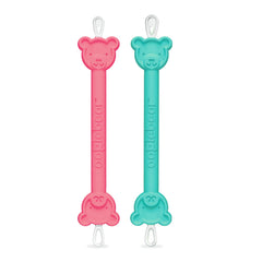 oogiebear dual-ended cleaner seafoam color for easy on-the-go cleaning