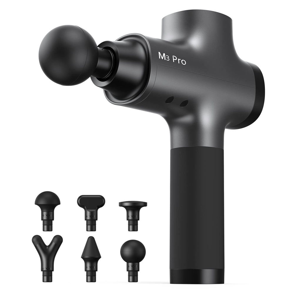 Opove M3 Pro 2 with 12mm amplitude for deep percussion on sore muscles.