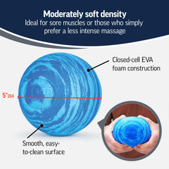 OPTP PRO Soft Release Ball relieves IT band tension in a glute-focused routine.