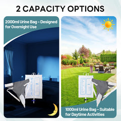 Opstra Yee 1000ml day drainage bag for quick access.