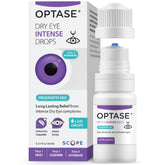 OPTASE Dry Eye Intense Drops bottle front view for quick, soothing relief.