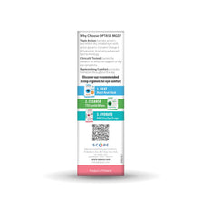 Optase packaging box illustrating preservative-free formula for daily use
