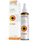 Optase Protect eyelid cleansing spray bottle for gentle daily eyelid hygiene.