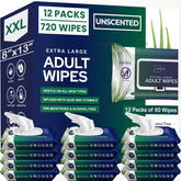 OPTEEL adult wipes extra-large 8x13 inch for comprehensive cleansing and comfort.