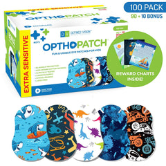 Opthopatch Series II extra sensitive adhesive closeup for gentle skin hold