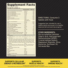 Optimum Nutrition Opti-Men capsules arranged in bottle for convenient daily wellness.