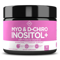 Optify Premium Inositol bottle label showcasing brand and hormone-support formulation.