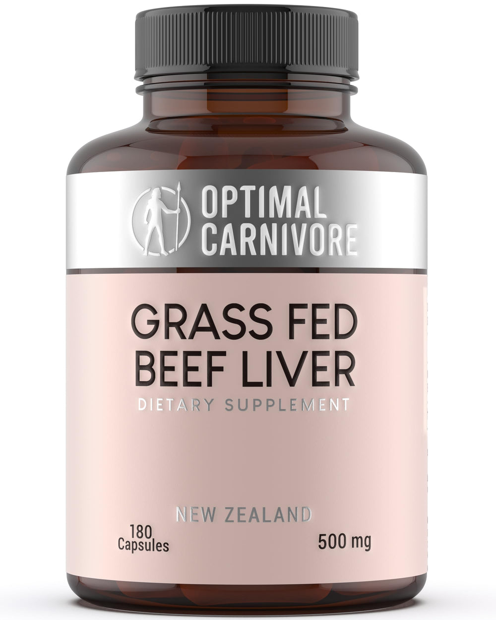 Optimal Carnivore liver capsules pack closeup for convenient nutrient-dense support.