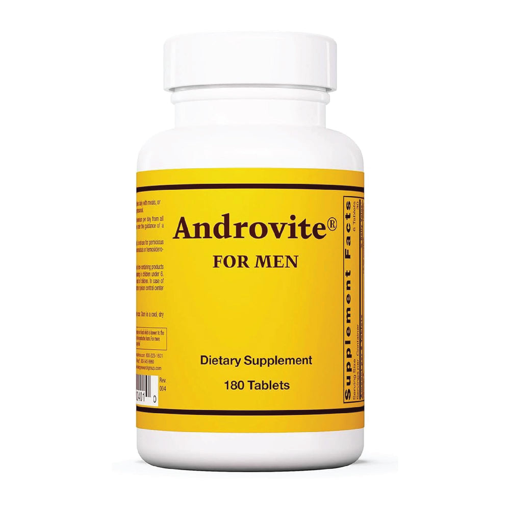Optimox Androvite for Men bottle front view highlighting magnesium-forward support.