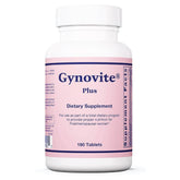 Optimox Gynovite bottle front view supporting postmenopause comfort and daily vitality