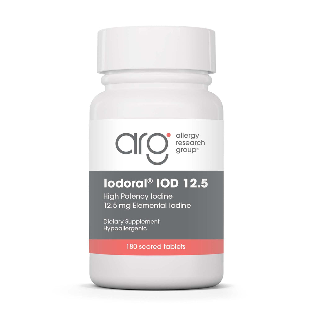Optimox Iodoral bottle front showing 12.5 mg iodine and clean ingredients for daily use.