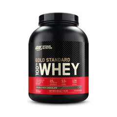 Optimum Nutrition 100% Whey Gold Standard bottle ready for post-workout shake