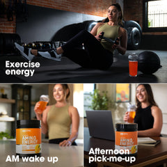 Optimum Nutrition Amino Energy fresh glass mix ready for training.