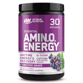 Optimum Nutrition Amino Energy front label shows pre-workout energy and focus benefits