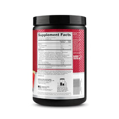 Optimum Nutrition Amino Energy Fruit Fusion bottle back listing ingredients.