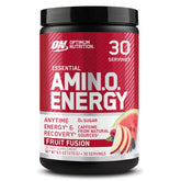 Optimum Nutrition Amino Energy Fruit Fusion bottle front for a quick energy boost.