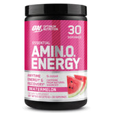 Optimum Nutrition Amino Energy Watermelon tub front for clean energy before workouts