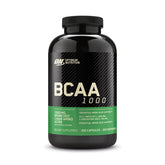 Optimum Nutrition BCAA 1000 capsules bottle front for easy post-workout support.