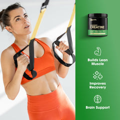 Teaspoon measures 5 g per serving for precise supplementation with Optimum Nutrition.