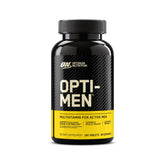 Optimum Nutrition Opti-Men bottle front featuring 240 tablets for everyday immune support