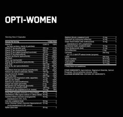 Optimum Nutrition Opti-Women capsules close-up for women's daily vitamins