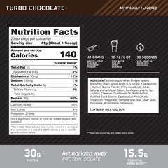 Optimum Nutrition Platinum Hydrowhey shake ready after training