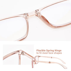 OPTOFENDY folding reading glasses in light brown, compact and comfortable to wear.