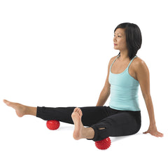OPTP Franklin Method Easy Grip Ball Set inflated pair ready for sensory sessions.