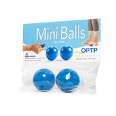 OPTP Mini Balls front view, compact therapy tools for hands and feet to improve dexterity.