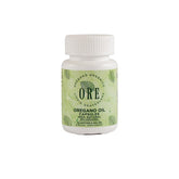 ORE oregano oil softgels bottle highlighting high potency carvacrol content for immune support