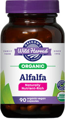 Oregon's Wild Harvest alfalfa capsules bottle ready for daily use