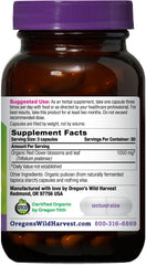 Oregon's Wild Harvest organic red clover flowering tops milled fresh for potency.