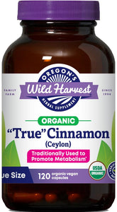 Oregon's Wild Harvest True Cinnamon Ceylon bottle ready for daily use