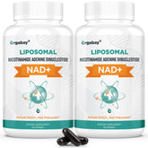 Orgabay Liposomal NAD+ bottle shows a high absorption formula for daily energy support.