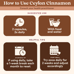 Organic India Ceylon Cinnamon with cinnamon sticks and powder visual.