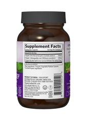 Peaceful Sleep capsules closeup showing Ashwagandha and Tulsi blend