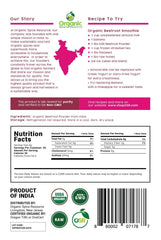 Organic Spice Resource polvo-remolacha-smoothie: añade color y sabor vibrante a batidos.