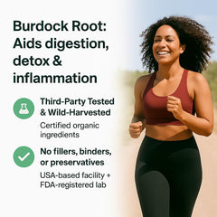Organics Nature burdock and bladderwrack blend visual