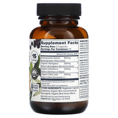 Organifi Critical Immune capsules closeup highlighting daily immune support.