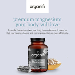 Hands holding the Organifi bottle to illustrate daily supplement routine.