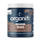 Organifi Gold Chocolate package for a relaxing night-time ritual