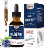 ORGANIHERBENCE Bilberry Drops bottle with dropper supports eye comfort