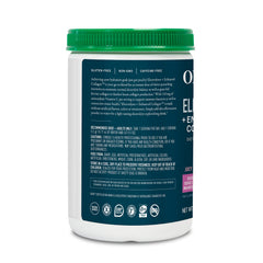 Organika Electrolytes with Enhanced Collagen glass showing fizz for refreshing hydration
