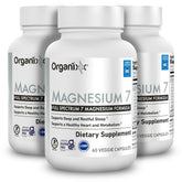 Organixx Magnesium 7 bottle front for sleep support and wellness.