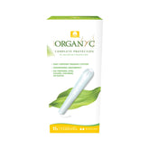 Organyc organic cotton tampon with cardboard applicator for comfortable regular flow.