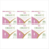 Organyc panty liner interior cotton close-up for sensitive skin comfort