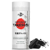 Orinthalixium Takesumi bamboo charcoal bottle shows premium detox capsules