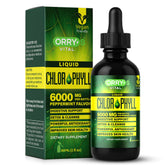 Orry's Vital chlorophyll drops bottle highlights daily detox routine